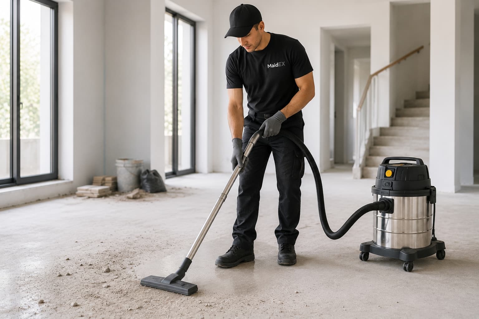 A bright, finished Vancouver space after a MaidEX post-construction clean